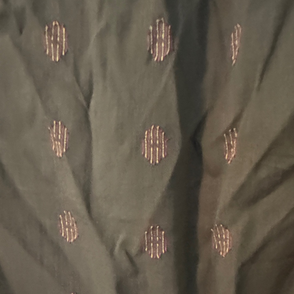 Lane Bryant Olive Blouse with Pattern - Picture 5 of 5